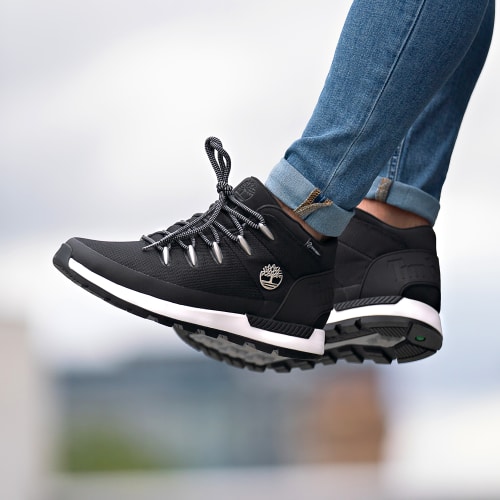 Boots Sprint Trekker Mid Waterproof A266B Black Mesh