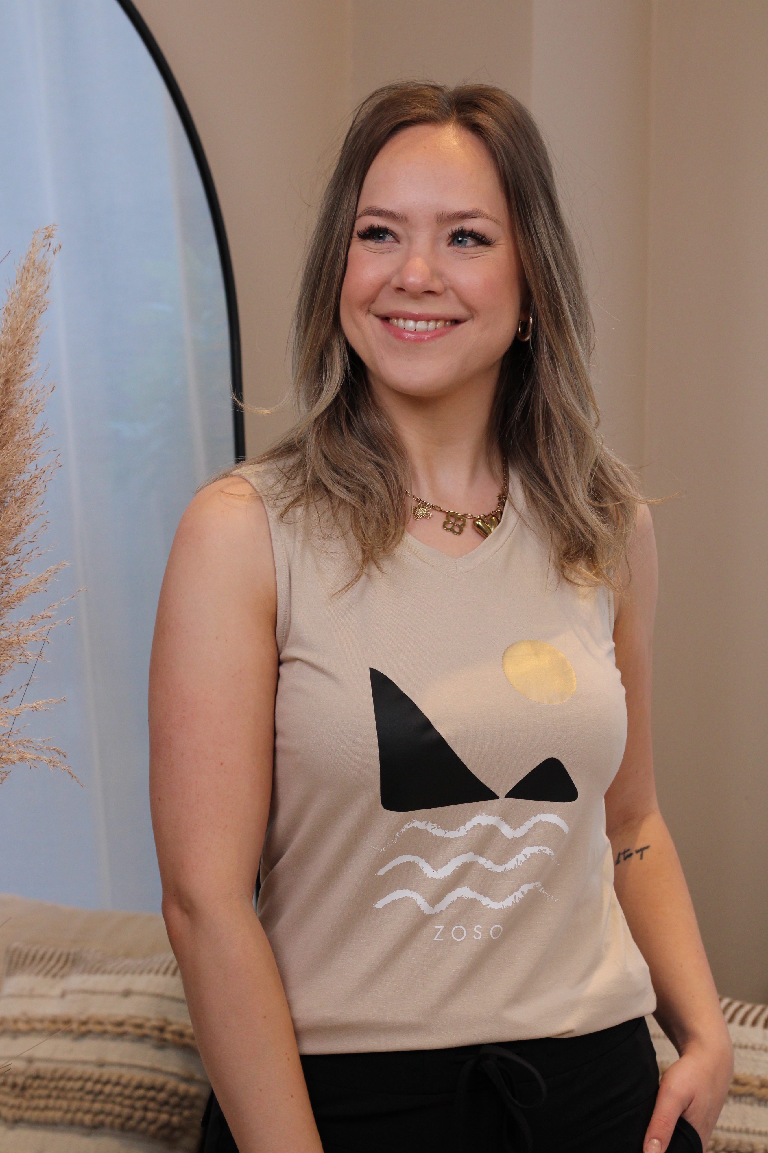 Zoso - Kontiki Printed Top - Sand