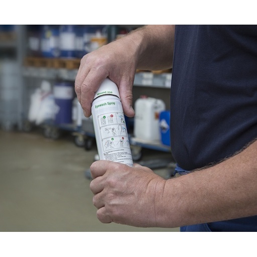 Spray lave-oeil et nettoyant plaies stérile NaCl 0,9%