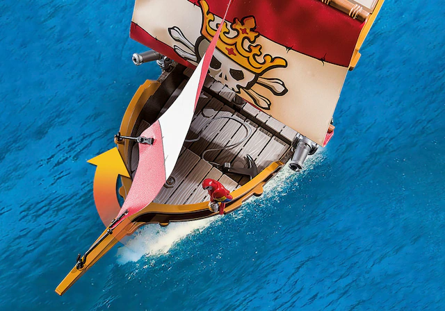 Playmobil® Konstruktions-Spielset »Piratenschiff (71418), Pirates« Made in Europe