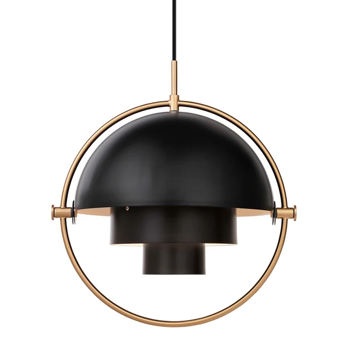 Gubi - Multi-Lite Pendelleuchte Ø 36 cm, Chrom