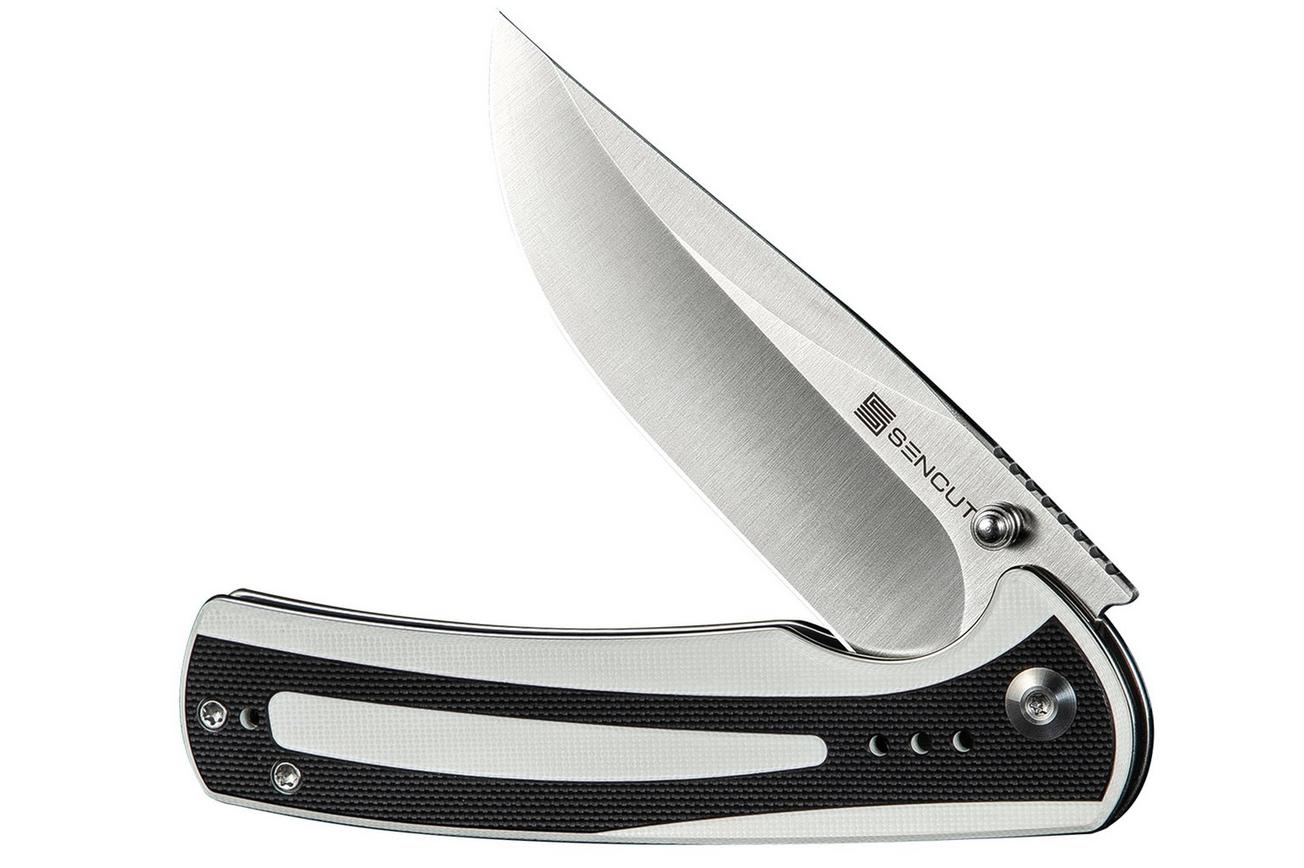 SENCUT Regnator S24057-3 Satin White/Black G10, zakmes