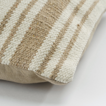 Sierkussen streep beige - l45xb45xh10cm