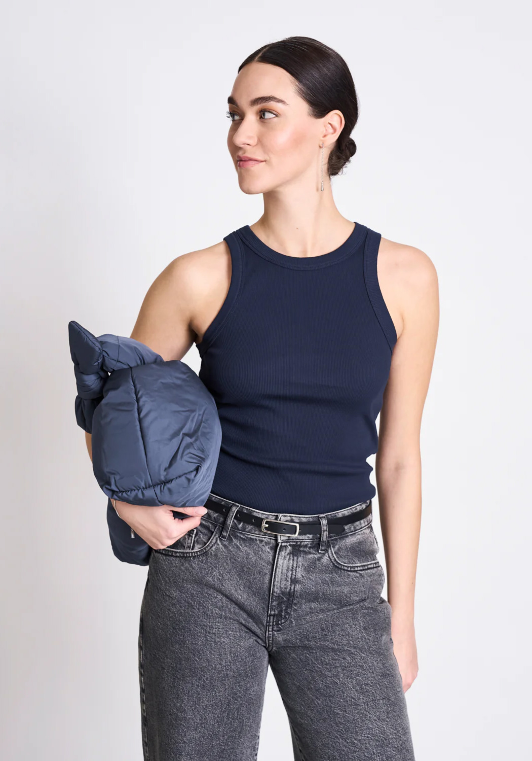 Jan 'n June Gürtel NYBY Thin Belt Black/Silver