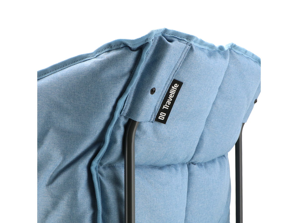 Travellife Lago Cross vouwstoel - Wave Blue