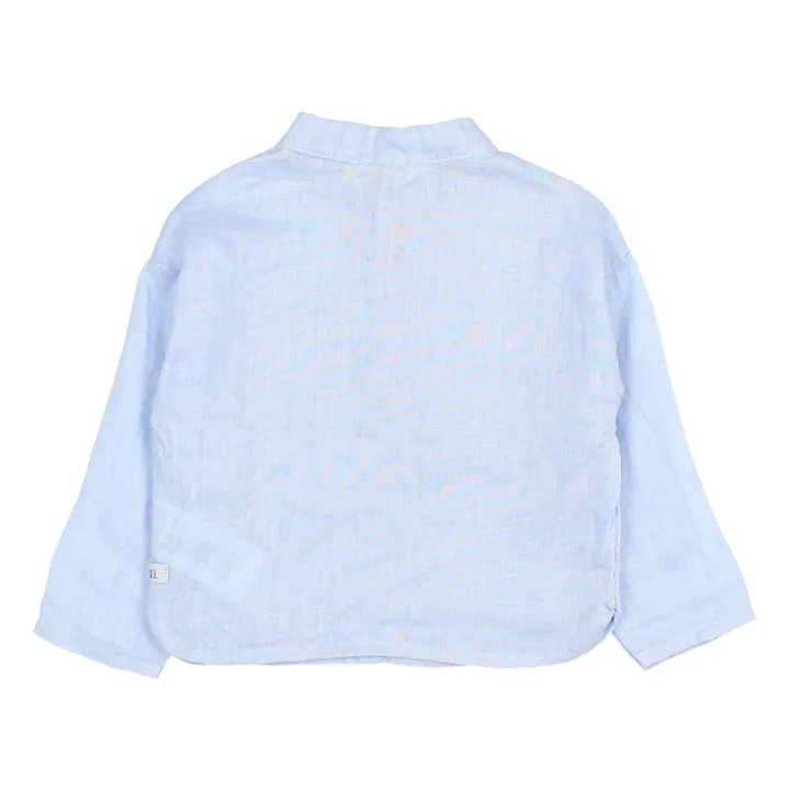 Búho Kurta Poche Lin | Bleu ciel