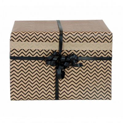 Logistipack - Papier cadeau kraft - 70 cm x 40 m - 60 g/m² - motif vague