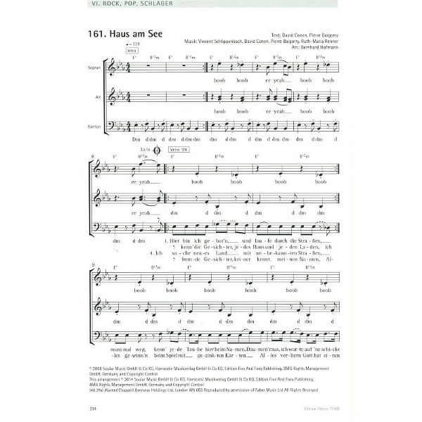 Edition Peters Sing Along Sing Together