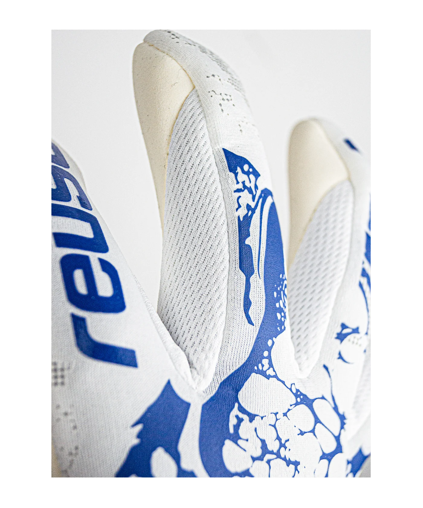 Reusch Pure Contact Silver TW-Handschuhe Kids Weiss Blau F1089