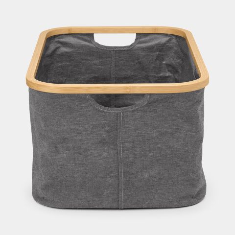 Wasmand opvouwbaar, 40 liter - Pepper Black