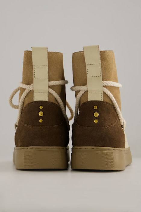 Leder-Snowboots, FakeFur-Futter, Weite H