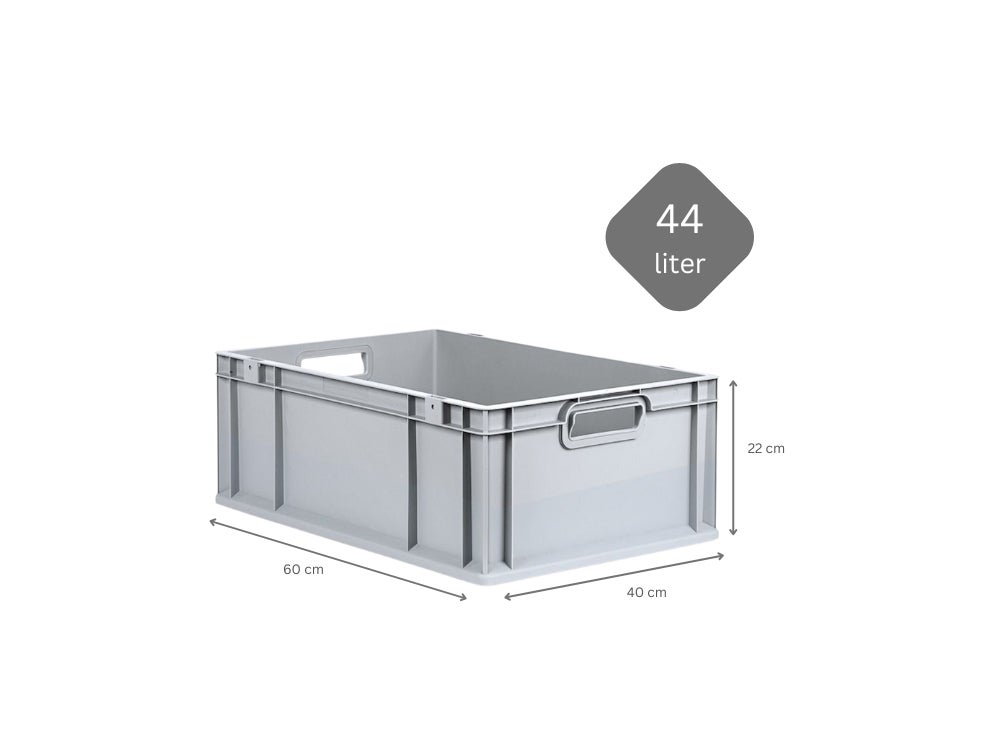 PROREGAL SuperSparSet 4x Eurobox NextGen Grip HxBxD 22 x 40 x 60 cm 44 liter