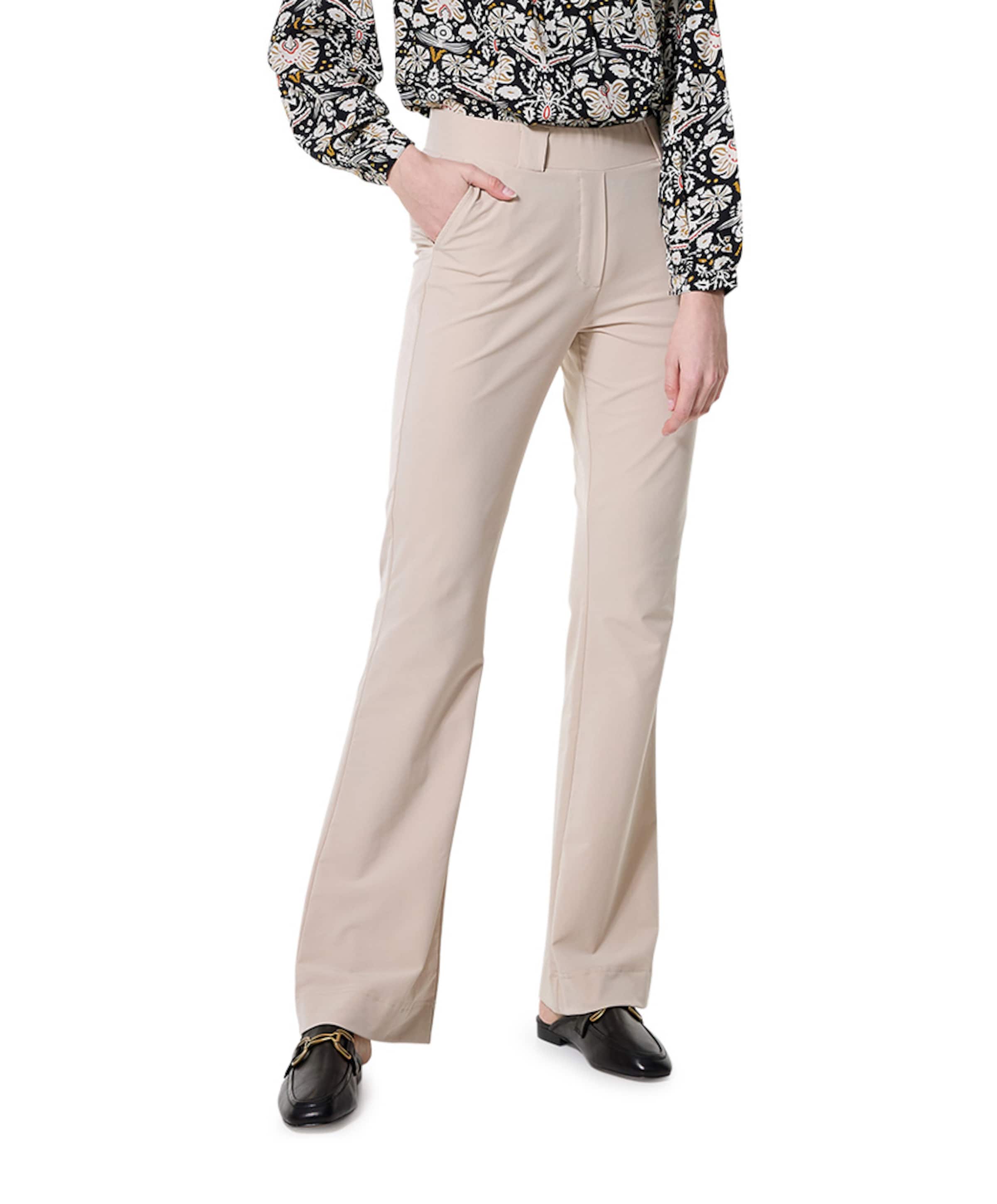 &Co Woman PENELOPE FLARE TRAVEL dames broek beige