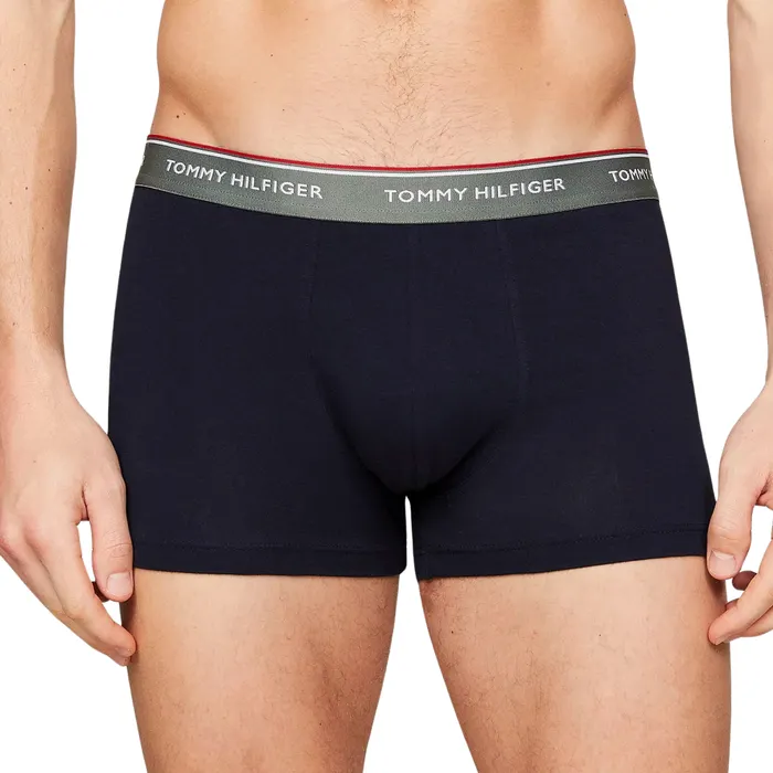 Tommy Hilfiger Premium Essential Logo Waistband Trunk Boxershorts Heren (3-pack)
