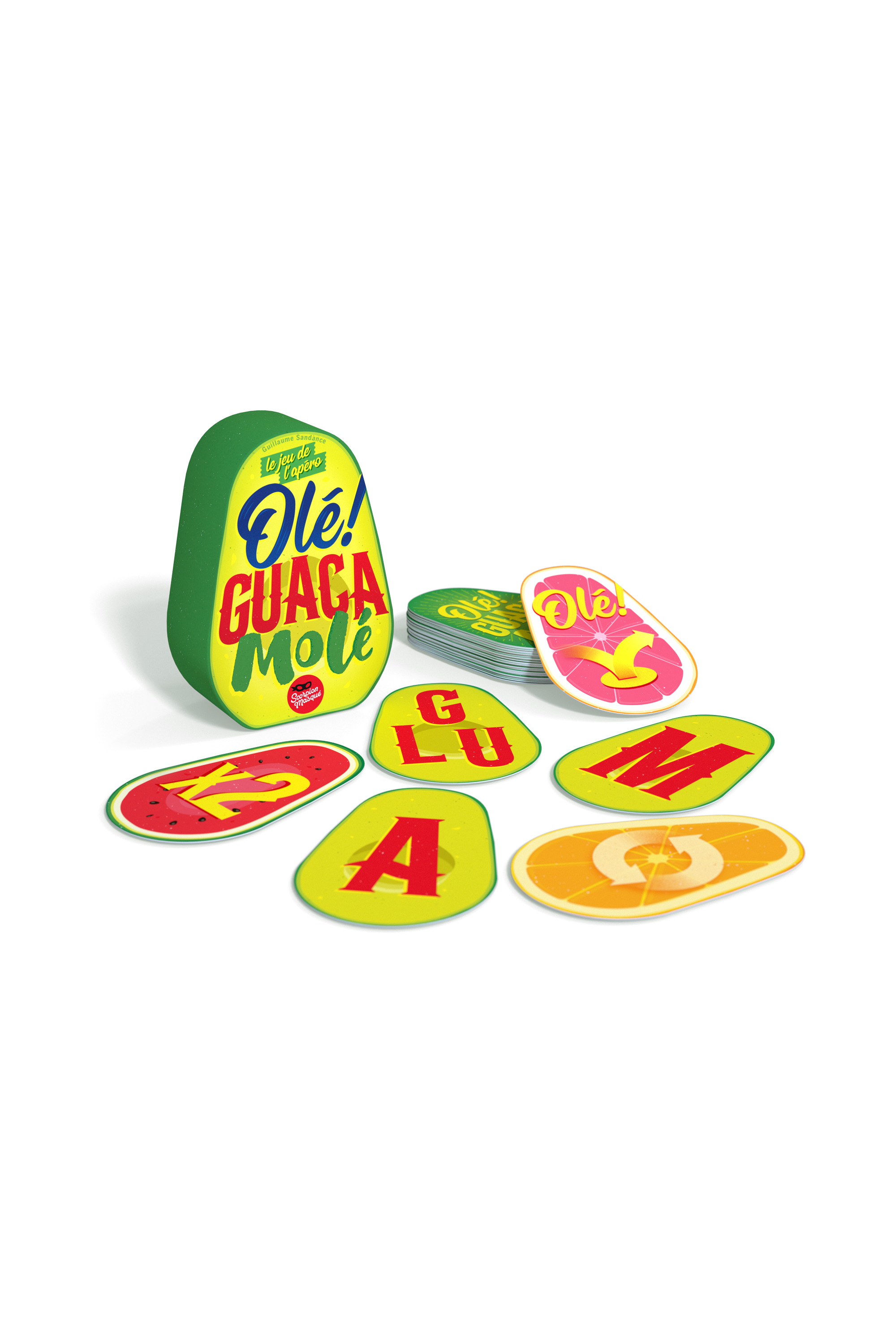 BLACKROCK GAMES Jeu de cartes OLE GUACAMOLE FR Multicolore