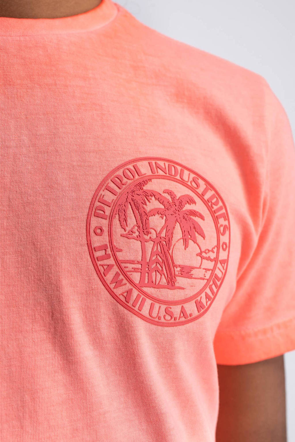 Petrol Industries T-shirt koraal