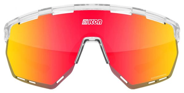 Scicon Sports Aerowing Lunettes De Soleil De Performance Sportive (Scnpp Multimorror Rouge/Briller)