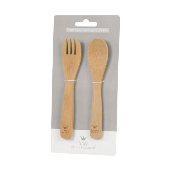 BamBam Bamboo Vork En Lepel