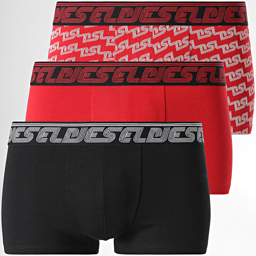 Lot De 3 Boxers Damien 00ST3V-0TIAF Noir Rouge