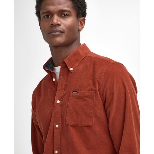 Barbour Ramsey Tailored Skjorte, Dark Ginger, XXL