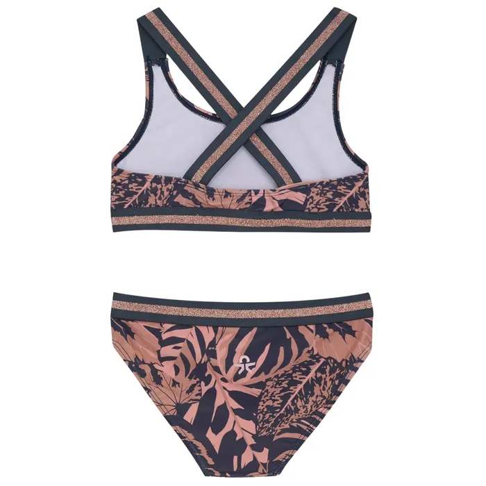 Color Kids Bikini Contrast Straps Meisjes
