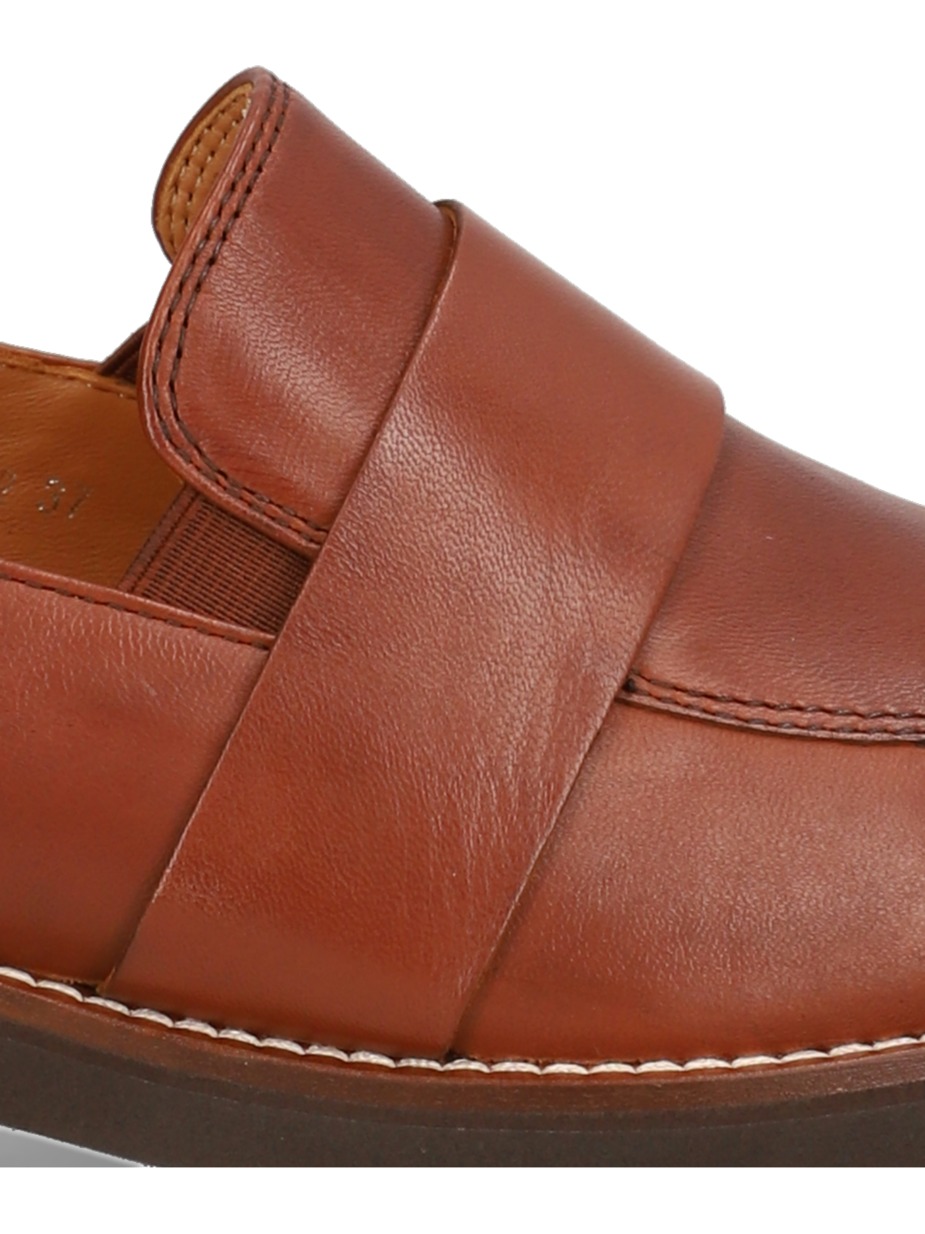 Glattleder Slipper klassisch