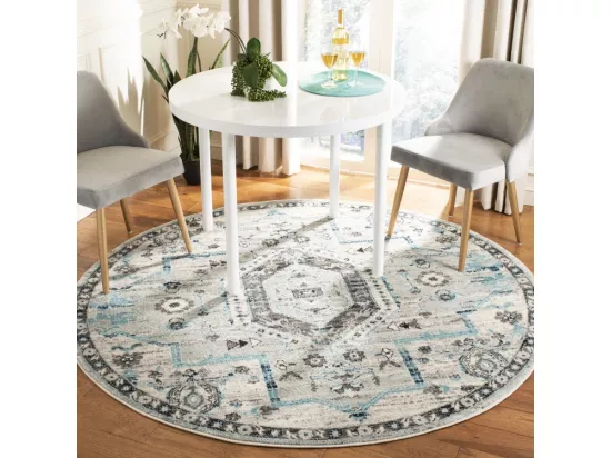 Tapis Grey & Dark Grey 201 X 201 cm - Mila