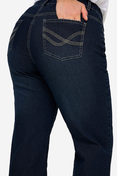 Jeans Nora, weit und gerade, Stretchkomfort, 4-Pocket
