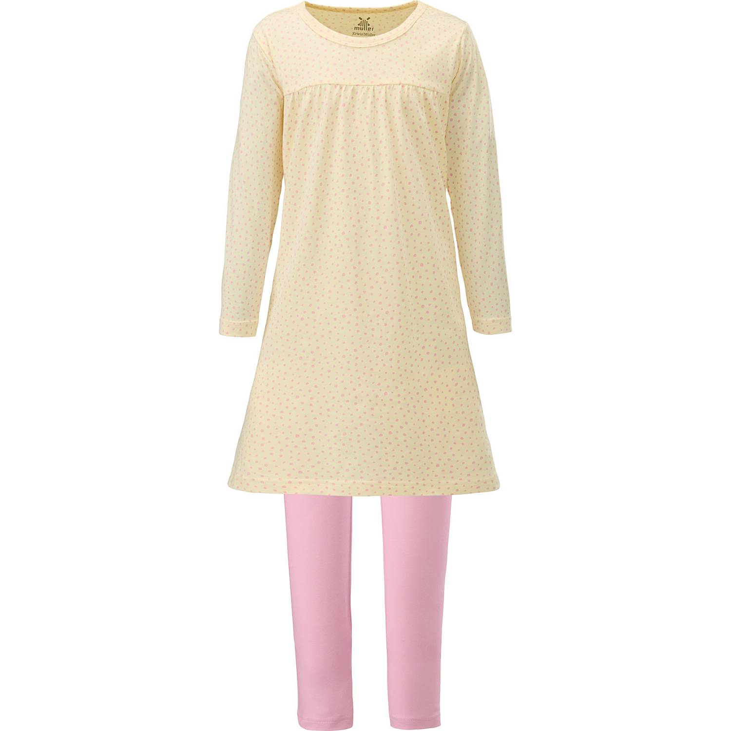 Erwin Müller Single-Jersey Kinder-Nachthemd mit Leggings