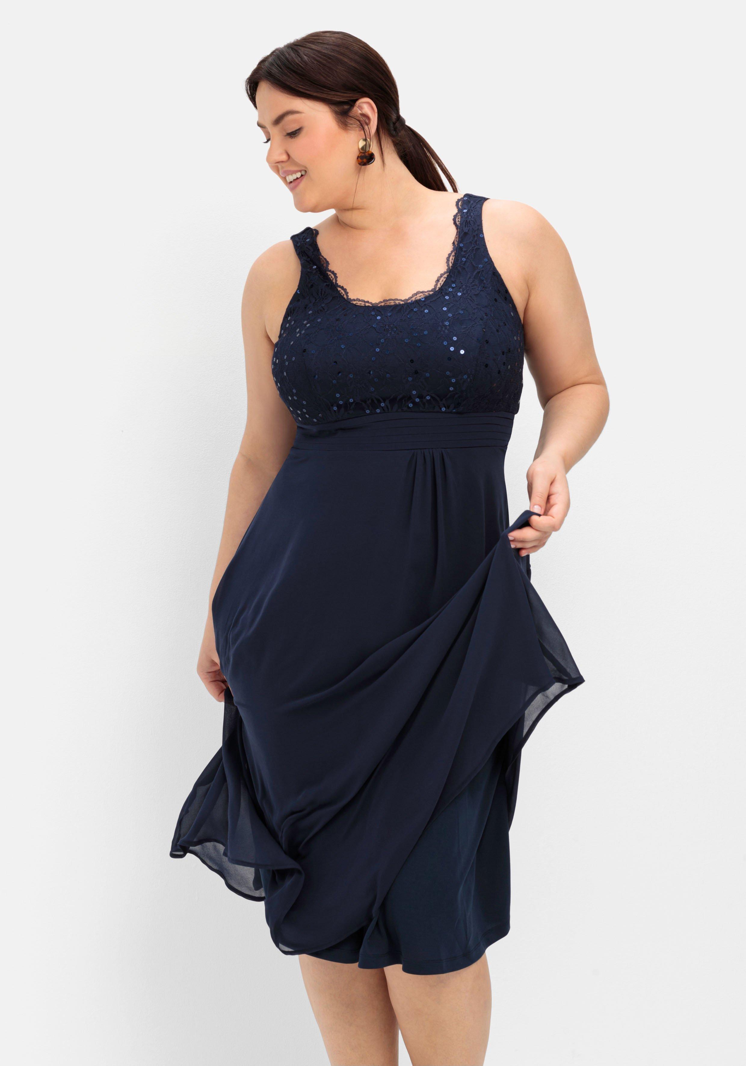 Abendkleid mit Spitze