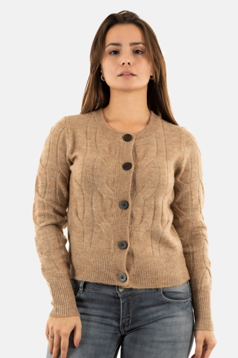 Gilets cardigans only rio tannin melange