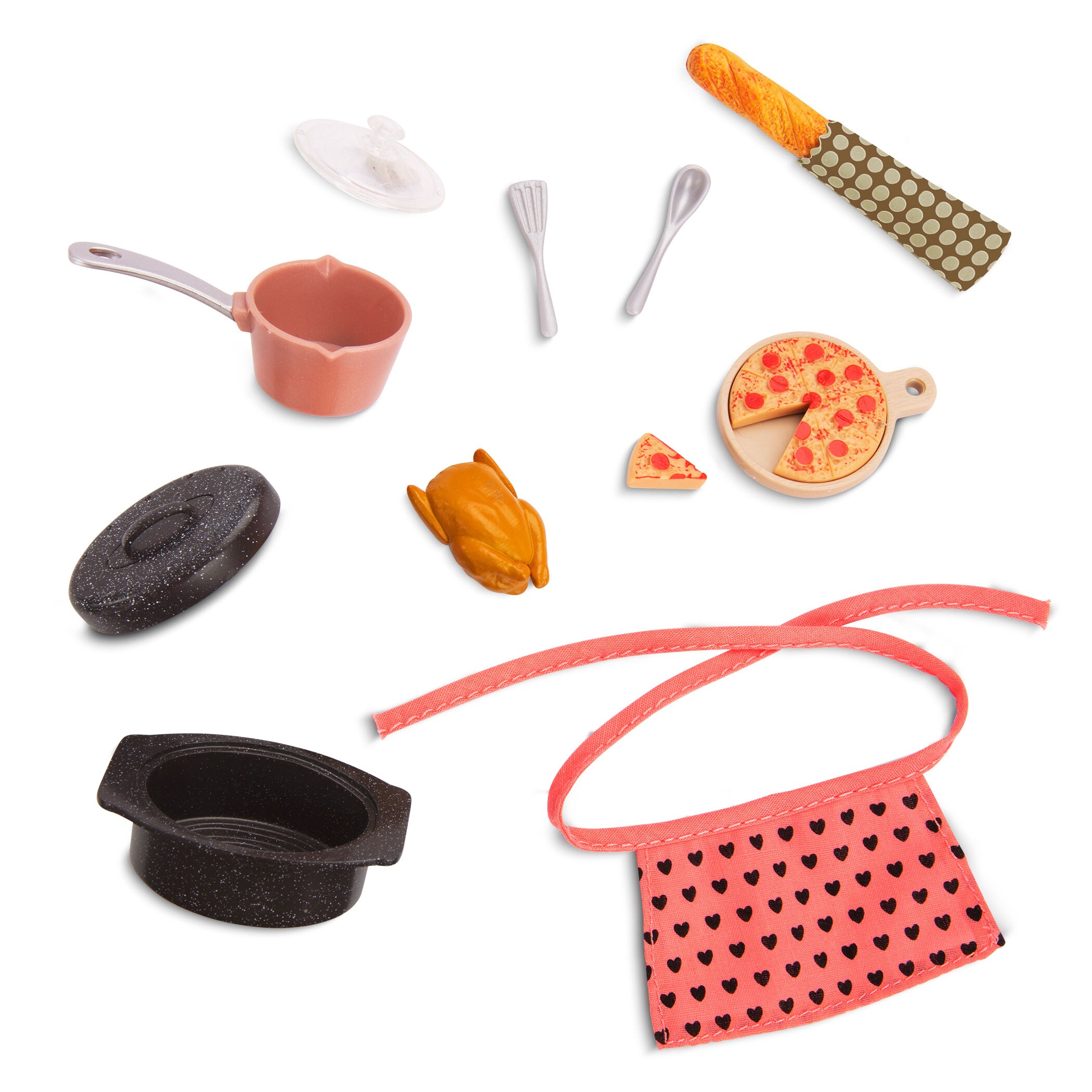 LORI Puppe Cornelia mit Küchen Set