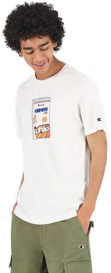 Champion Crewneck T-shirt Hvid