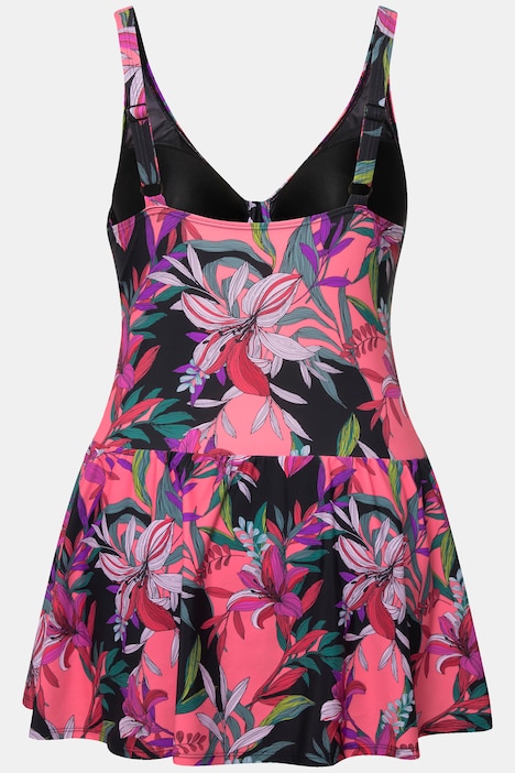 Badekleid, Blätter, Softcups, Bügel