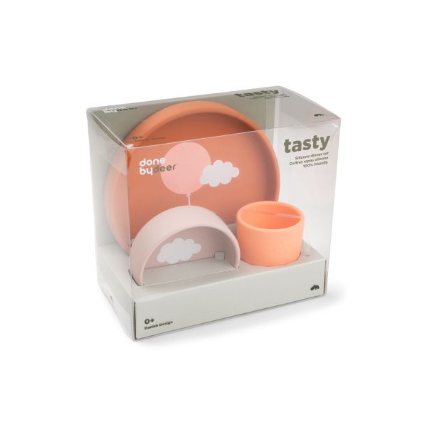 Done by Deer Happy Clouds Dinnerset - Blue