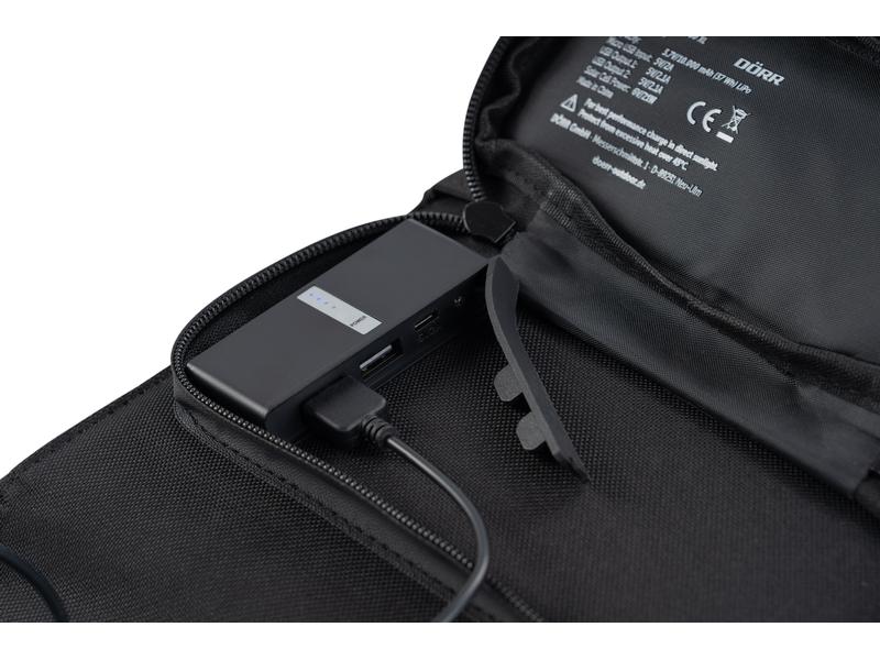 Dörr Kamera Solarpanel PB-10000 mAh 21W XL mit Powerbank Besonders leistungsstarke Energiequelle optimal für den autarken Einsatz