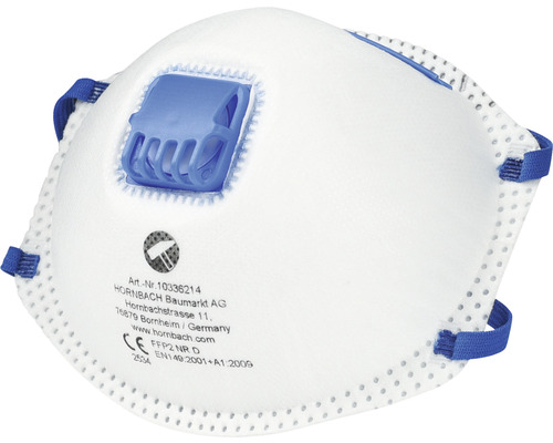 FFP2 fijnstofmasker met ventiel, verpakking van 2