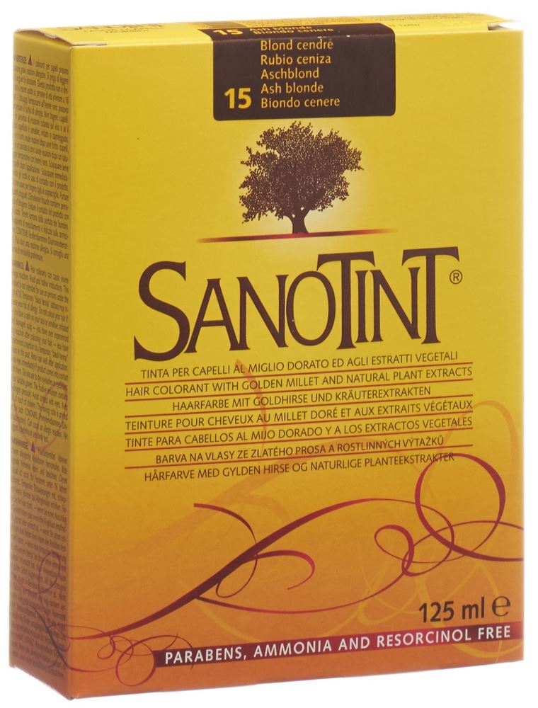 SANOTINT Haarfarbe<br>1 Stück, 15 aschblond
