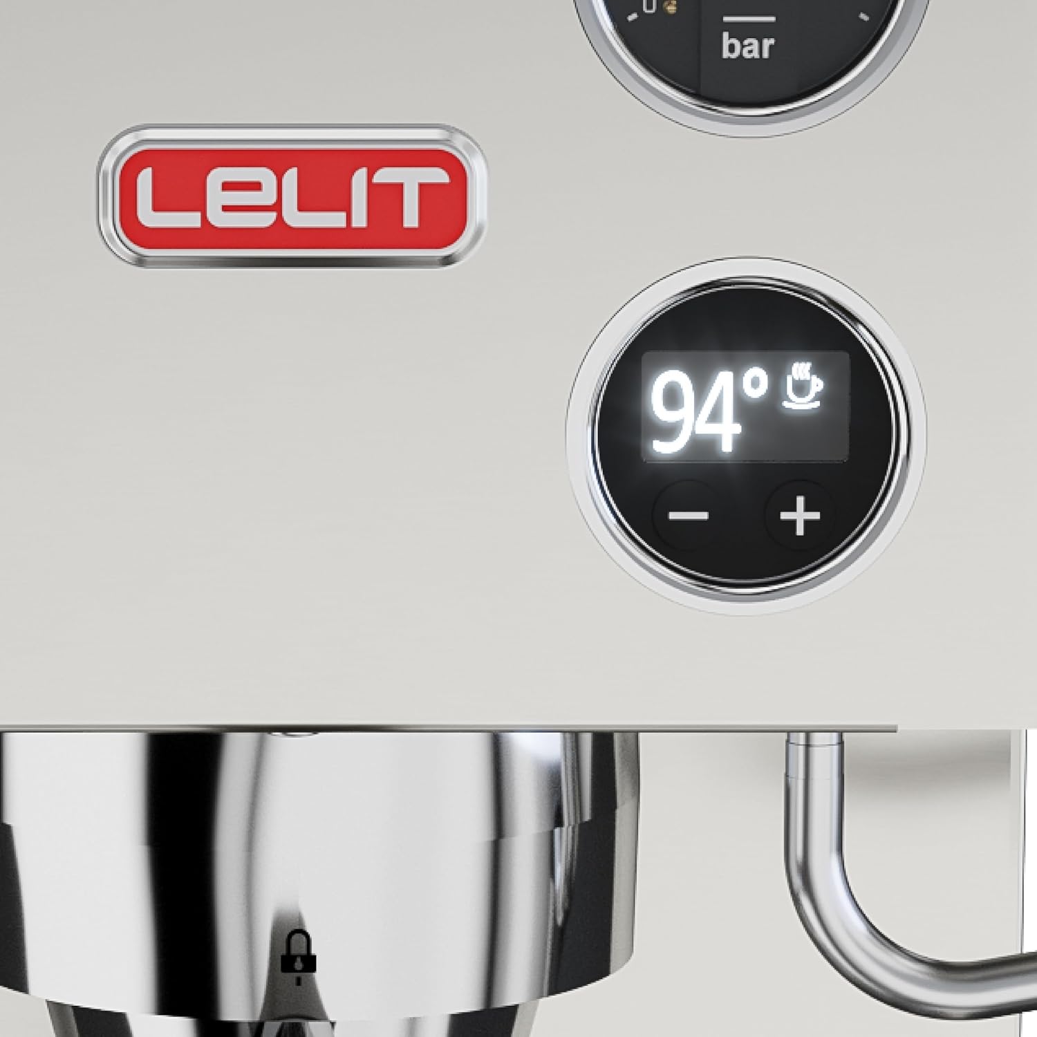 Lelit Victoria Kaffeemaschine - Mit Milchaufschäumer - Silber