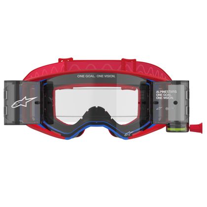 Masque cross Alpinestars SUPERTECH CORP ROLL OFF 2025 - Rouge / Bleu