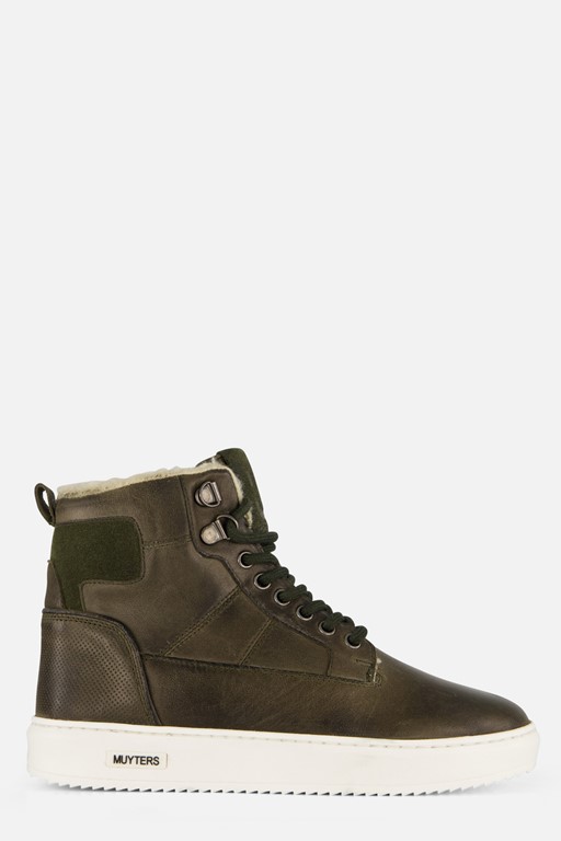 Muyters Veterboots groen Leer