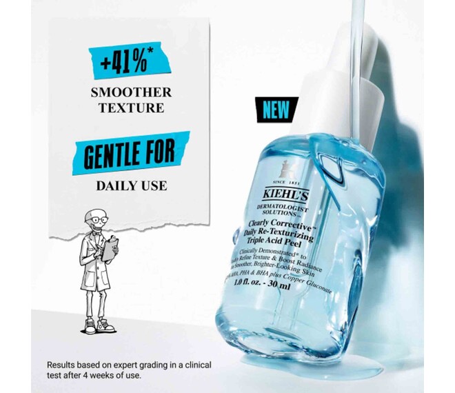 KIEHL'S Clearly Corrective Re-Texturizing Triple Acid Peel