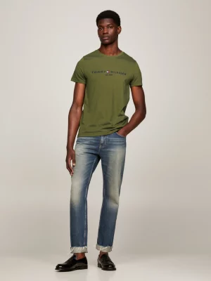 Camiseta Slim Fit com Logo