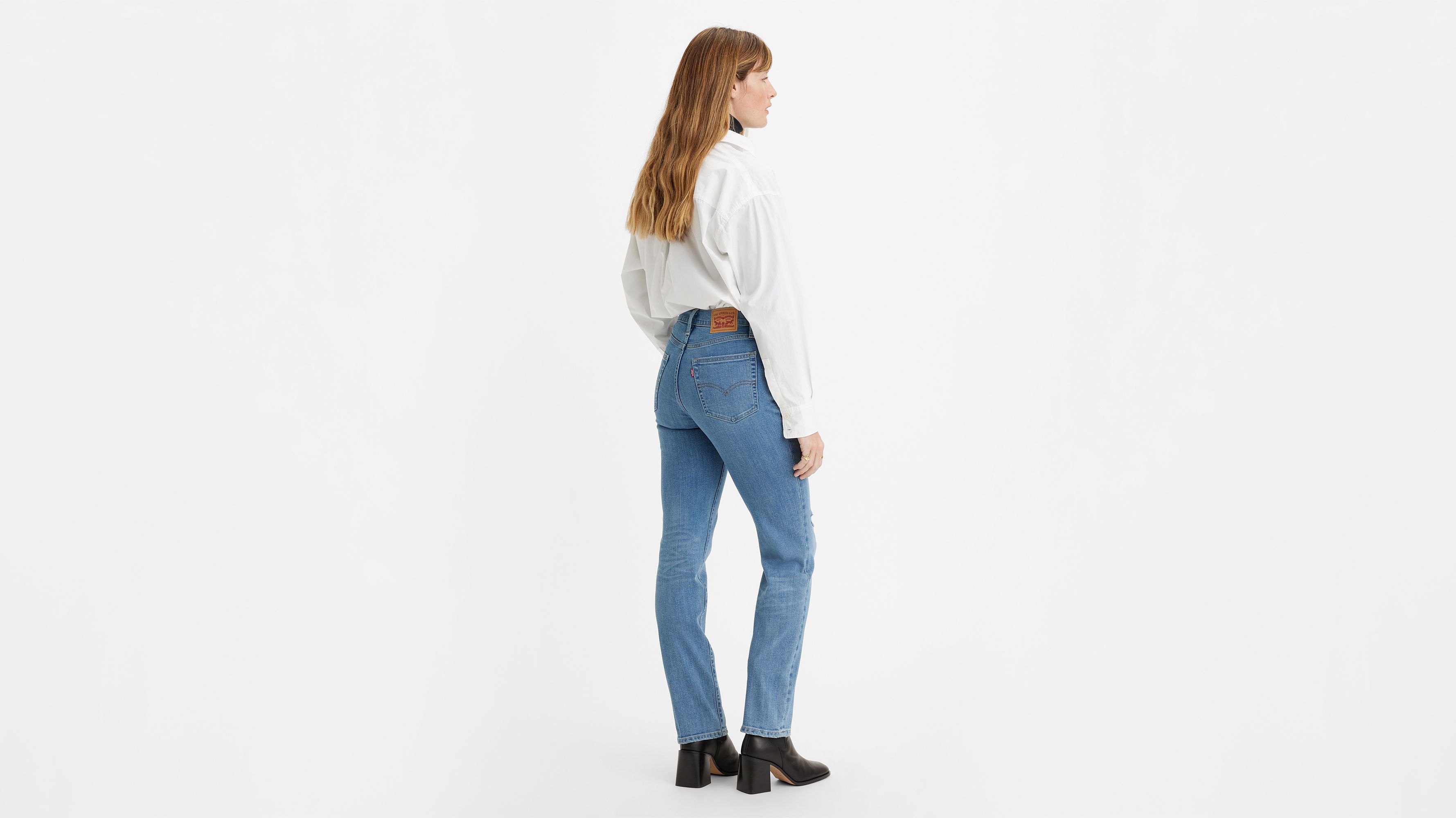 Jean 724™ taille haute droit - Slate Fixer - Bleu