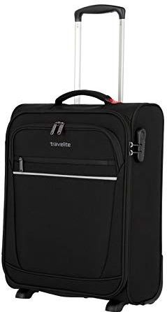 Travelite Handbagage Zachte Koffer / Trolley / Reiskoffer - Cabin - 52 cm - Zwart