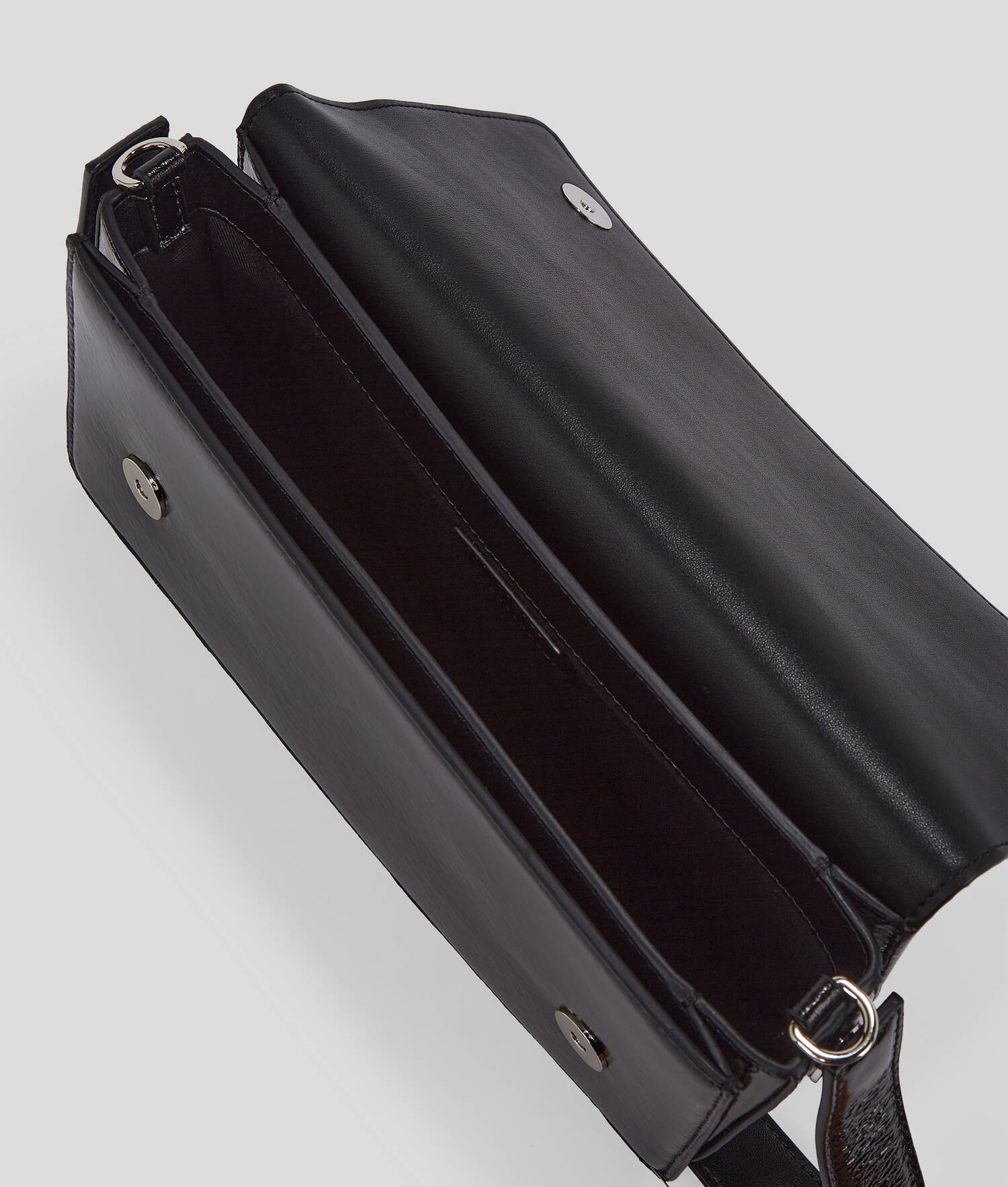 SAC BANDOULIÈRE EN SIMILI CUIR - Noir