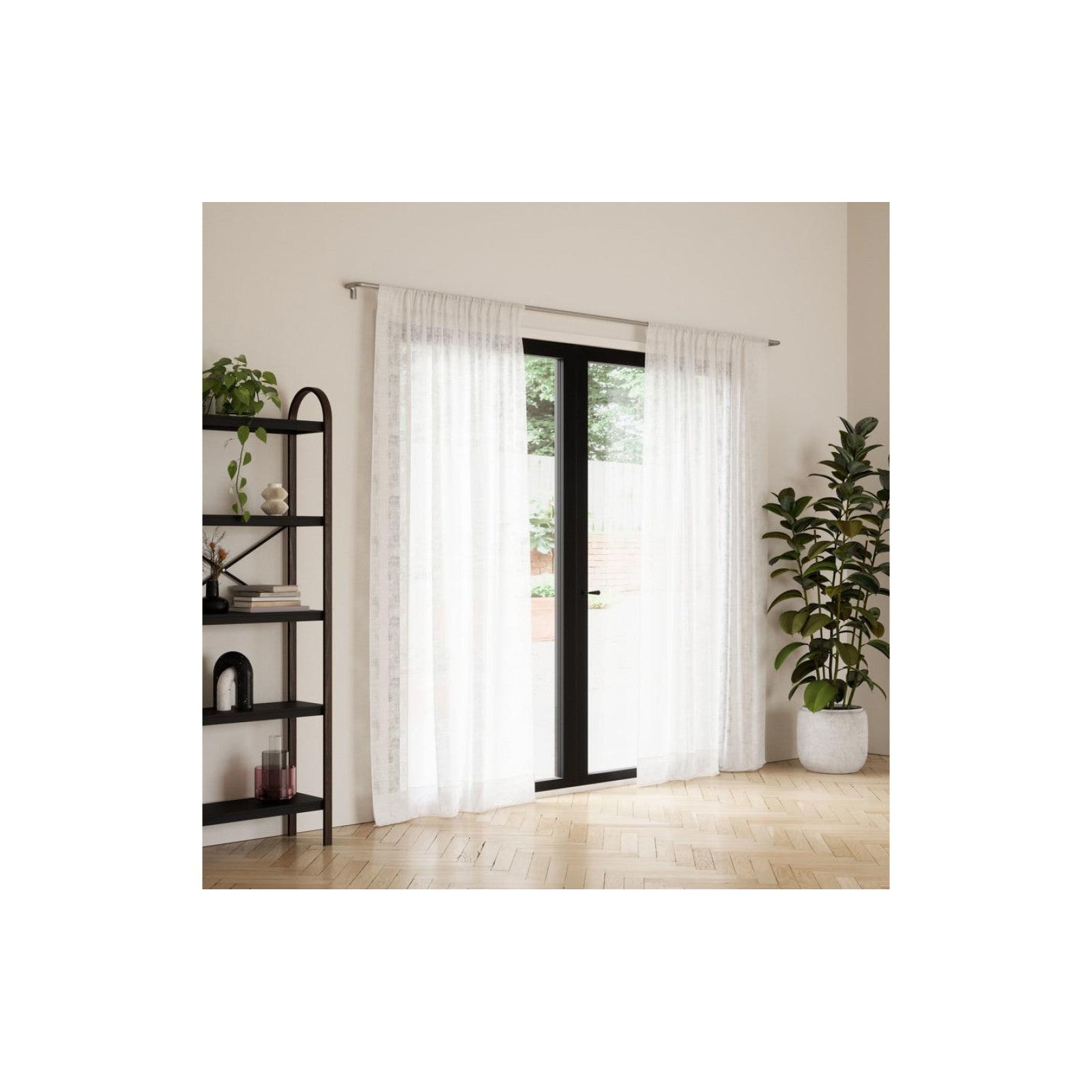 Vorhangstange Twilight 76-213 cm, Nickel