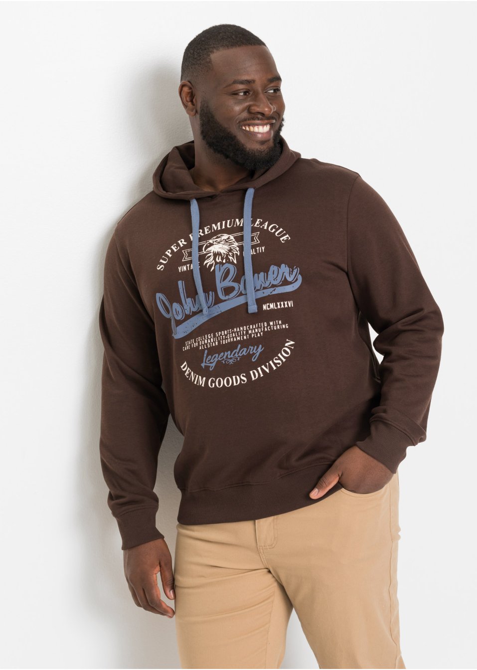 Sweat-shirt à capuche coupe confort