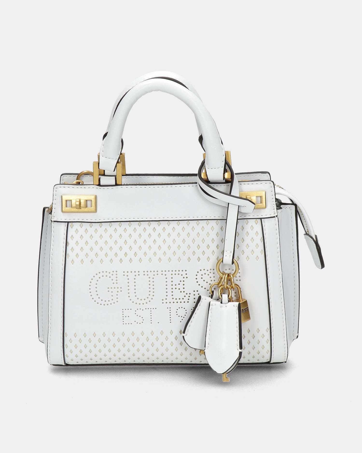 Guess Katey Mini Tas  - wit