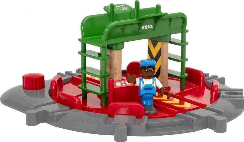 Brio - Draaischijf - Speelgoed - Hout - Compatibel met Brio World